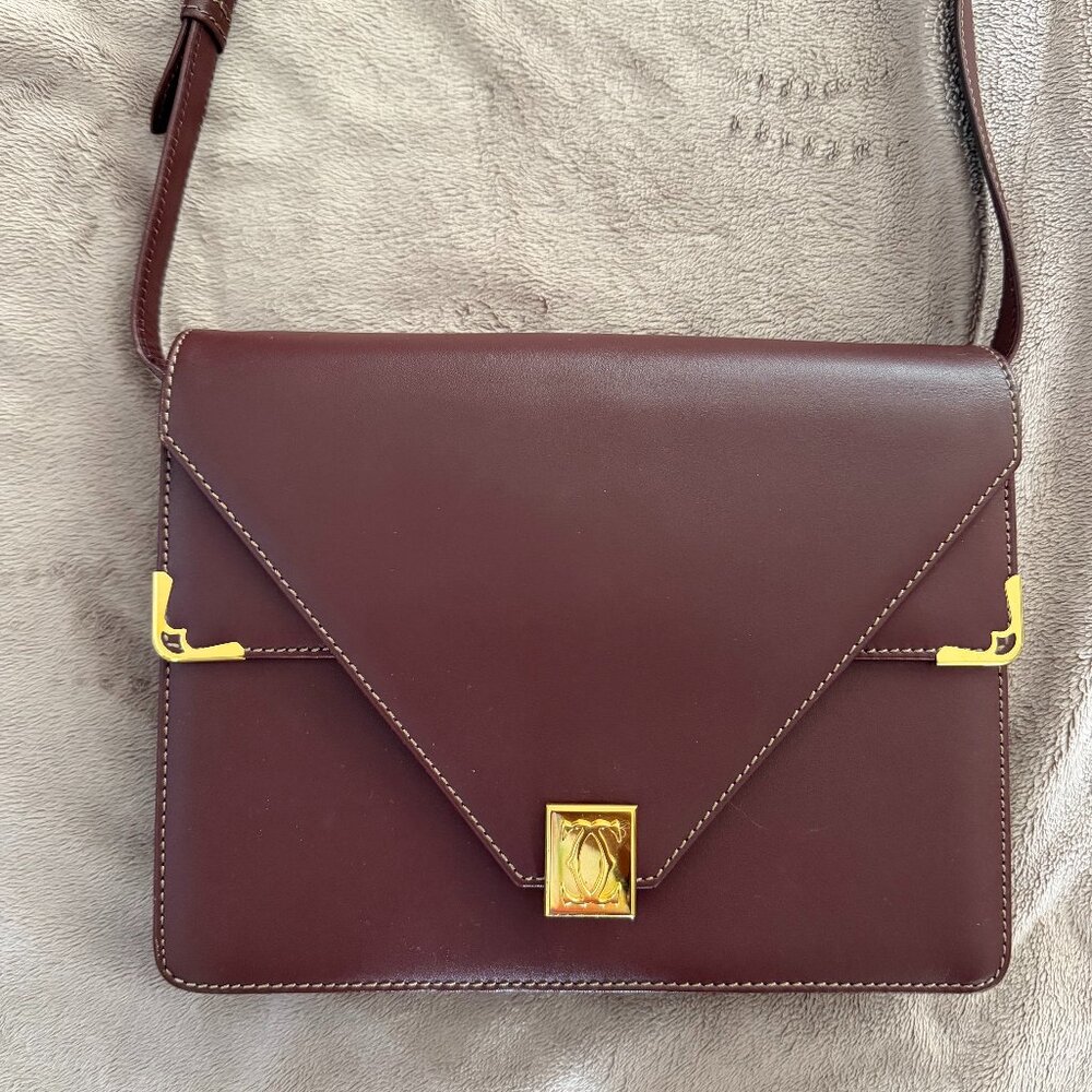 CARTIER 2 WAY SHOULDER/CROSSBODY BAG